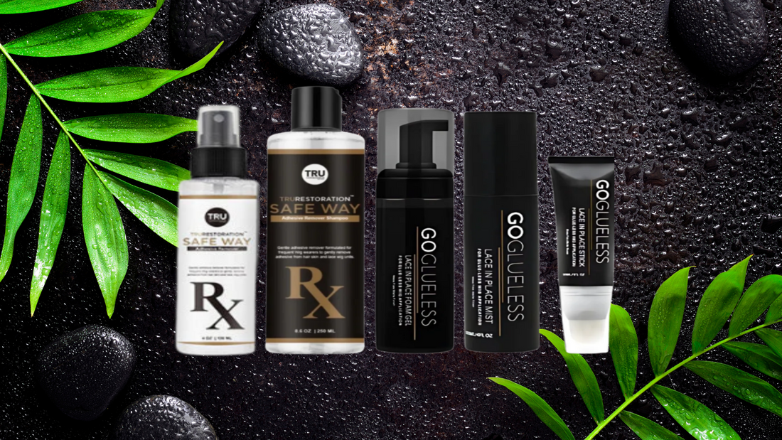 TRU’s GoGlueless System for pain-free hair styling and scalp wellness